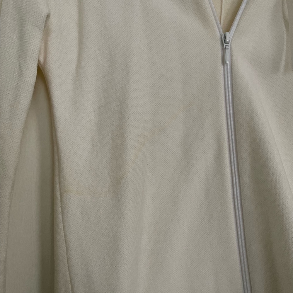 Vince XS off-white zip up shirt - Picture 6 of 7